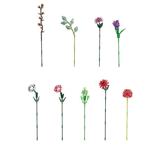 Contixo Spring Bouquet Floral Block Set